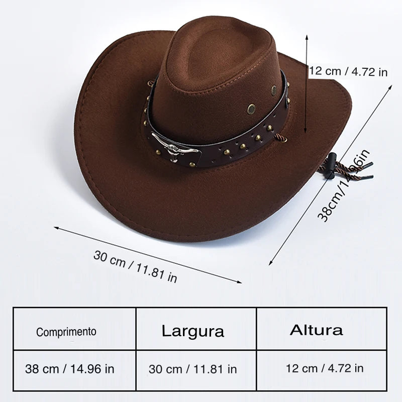 Chapéu  Cowboy Party Cosplay