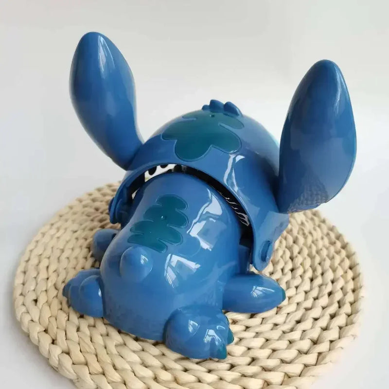 Stitch mordida dedo figuras anime ponto dentista empurrar os dentes engraçado modelo de jogo brinquedos presentes de aniversário para crianças brinquedo do bebê