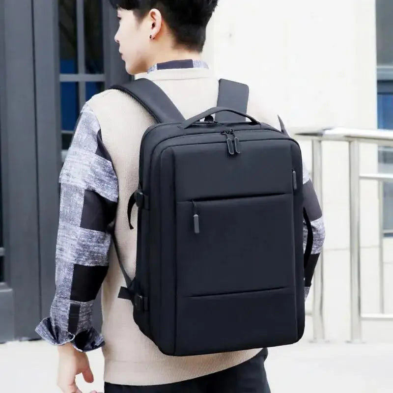 Mochila de Viagem Unissex, Negócios, Escola, à Prova D’água