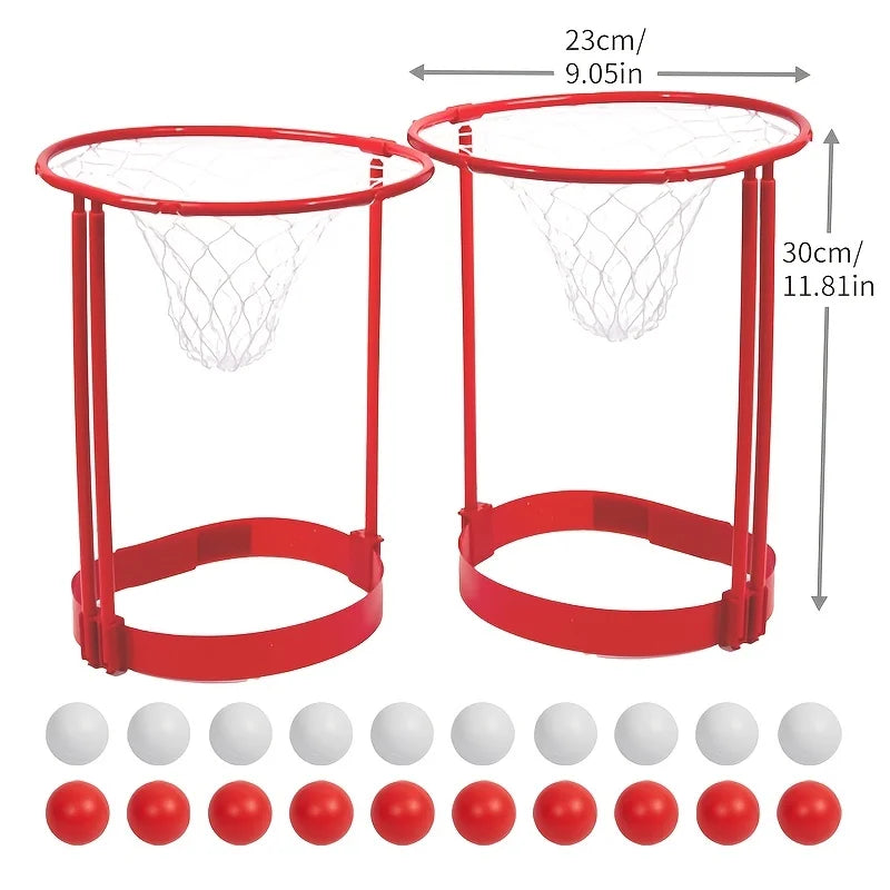 Pacote de cabeça hoop basquete jogo de festa para crianças jogo ajustável basquete n