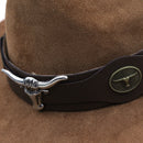 Chapéu Unissex de Cowboy Ocidental  Camurça Jazz Cowgirl