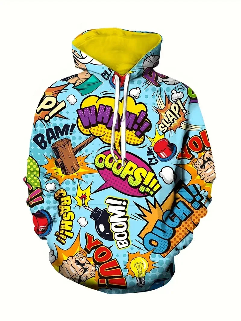 Moletom Color Oversized com Capuz e Bolso
