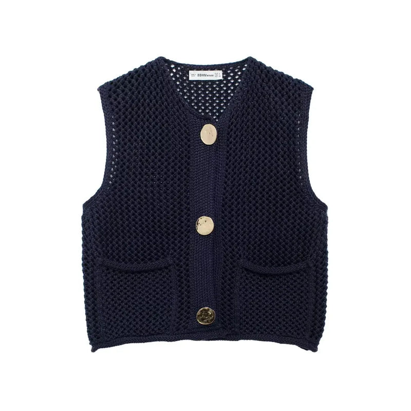 Blusa Colete Tricô Female