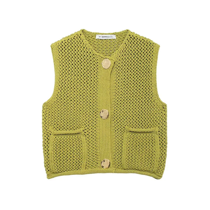 Blusa Colete Tricô Female