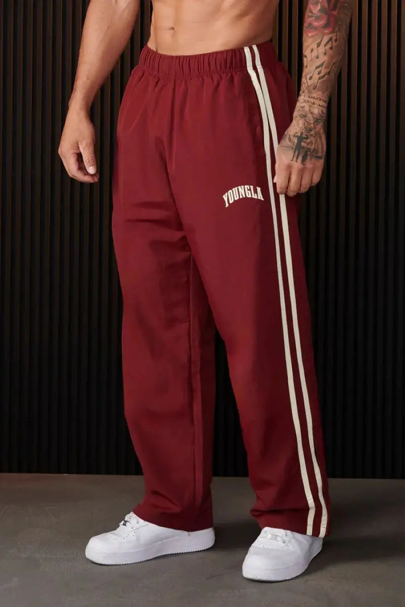 Calça Moleton com Tira Dupla Academia, Casual e Fitness