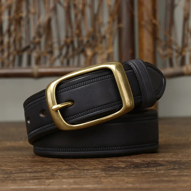 Cinto Masculino Fivela em Cobre