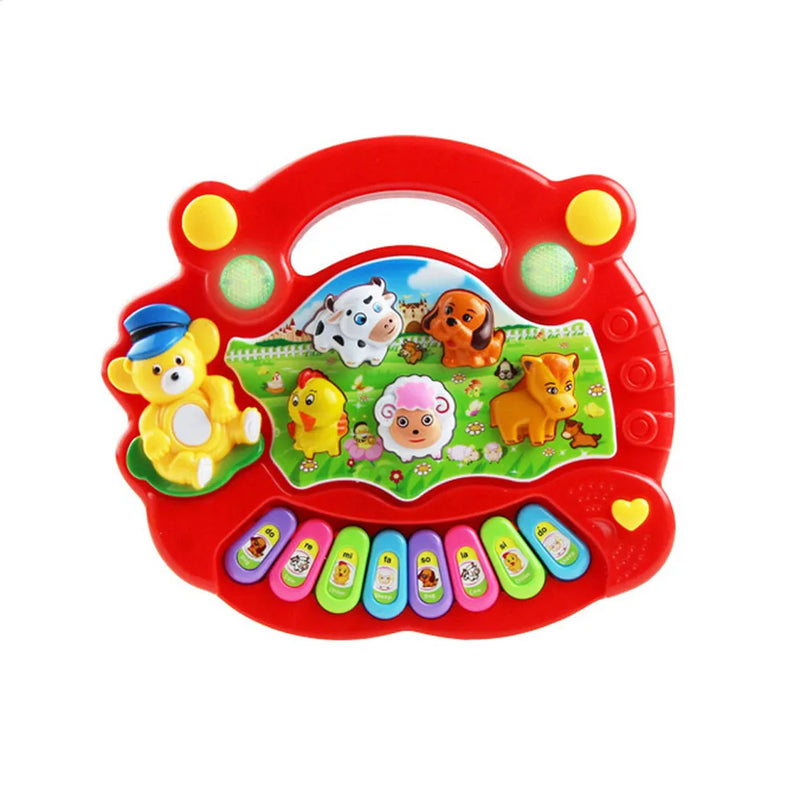Bebê crianças brinquedos de piano musical animal fazenda música piano brinquedos educativos desenvolvimento instrumento