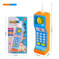 Telefone do bebê brinquedos musical eletrônico das crianças telefone móvel com som luz jogo educacional crianças 18 meses