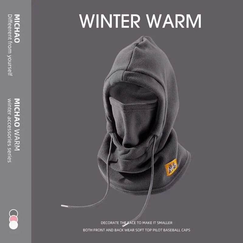 Protetor quente de inverno com máscara e aquecedor de pescoço 3 em 1 balaclava à prova de vento para homens e mulheres ciclismo proteção contra clima frio