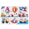 Brinquedos do bebê montessori quebra-cabeças de madeira crianças brinquedos mão grab board animais cognição aprendizagem educacional brinquedos para crianças 1-3 anos