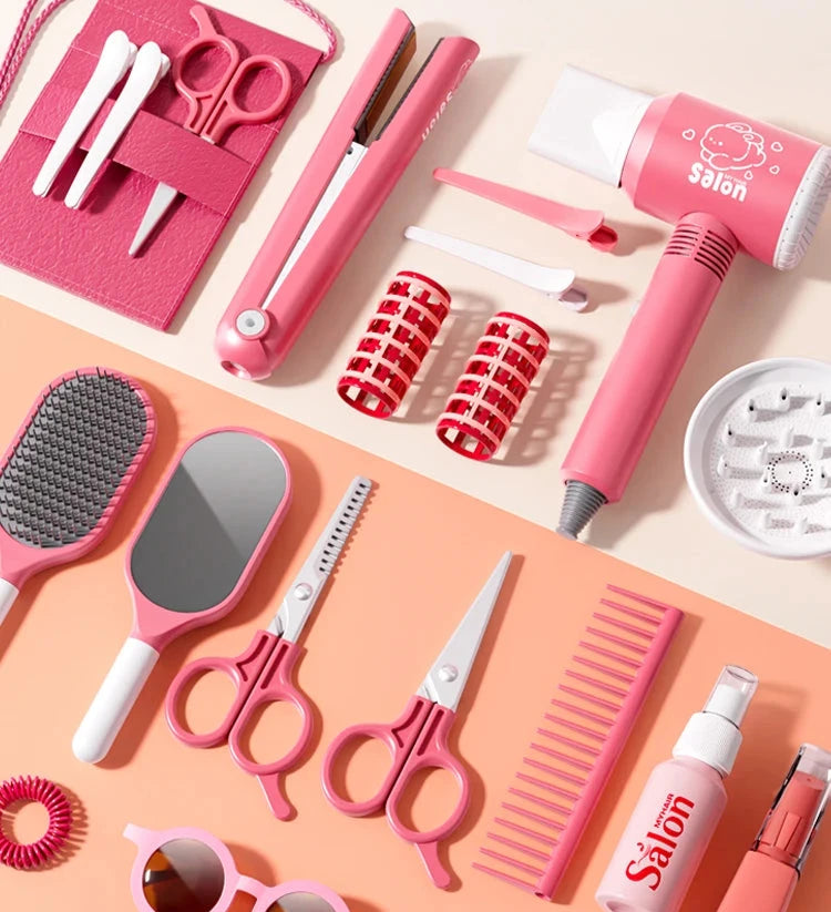 kit de Corte de Cabelo Secador Salão de Beleza