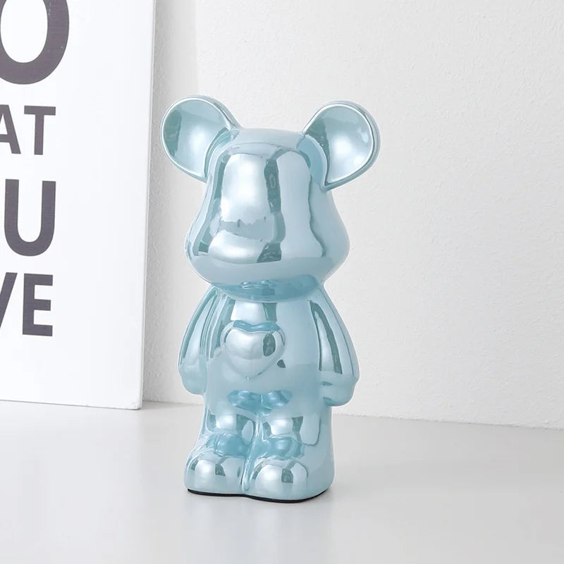 Urso de Cerâmica Decorativo