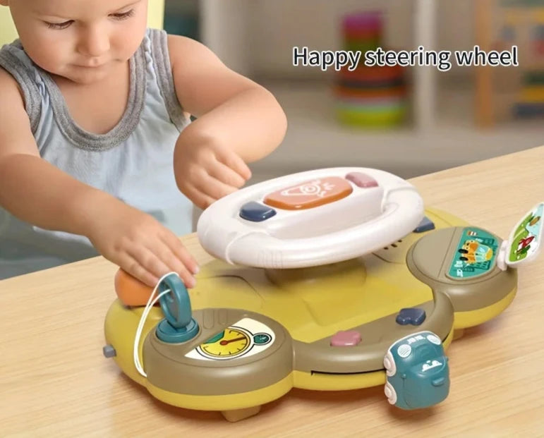 Simulação volante brinquedos crianças brinquedo educação copilotos