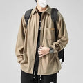 Camisa Casual Masculina Solta Versátil