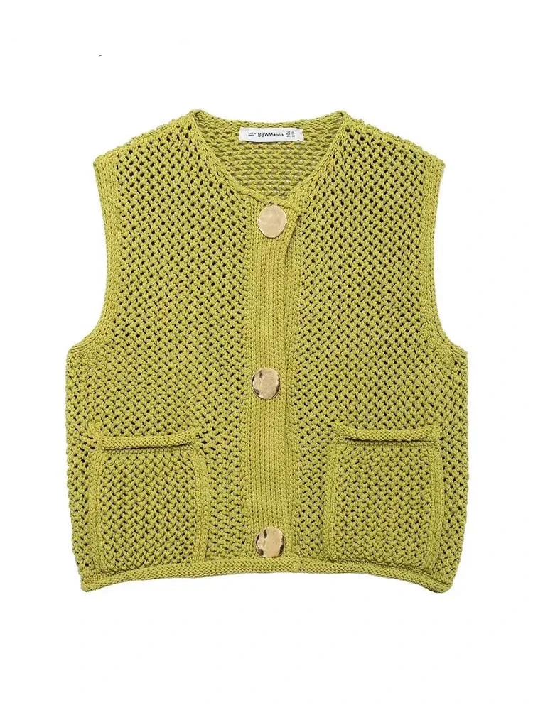 Blusa Colete Tricô Female