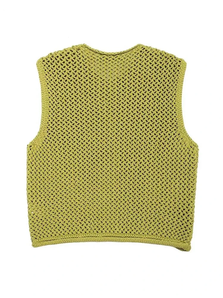 Blusa Colete Tricô Female
