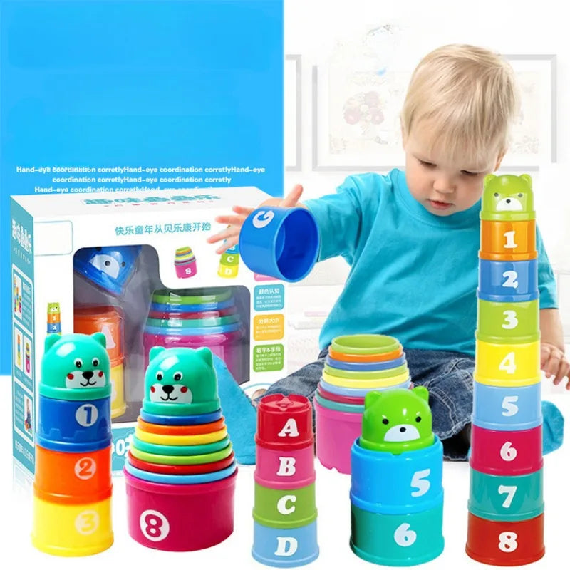 Criança cérebro resposta batalha dobrável copo mão velocidade competição dobrável copo criança pilha jogo educação precoce quebra-cabeça trem jogos de tabuleiro brinquedo