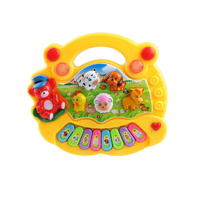 Bebê crianças brinquedos de piano musical animal fazenda música piano brinquedos educativos desenvolvimento instrumento