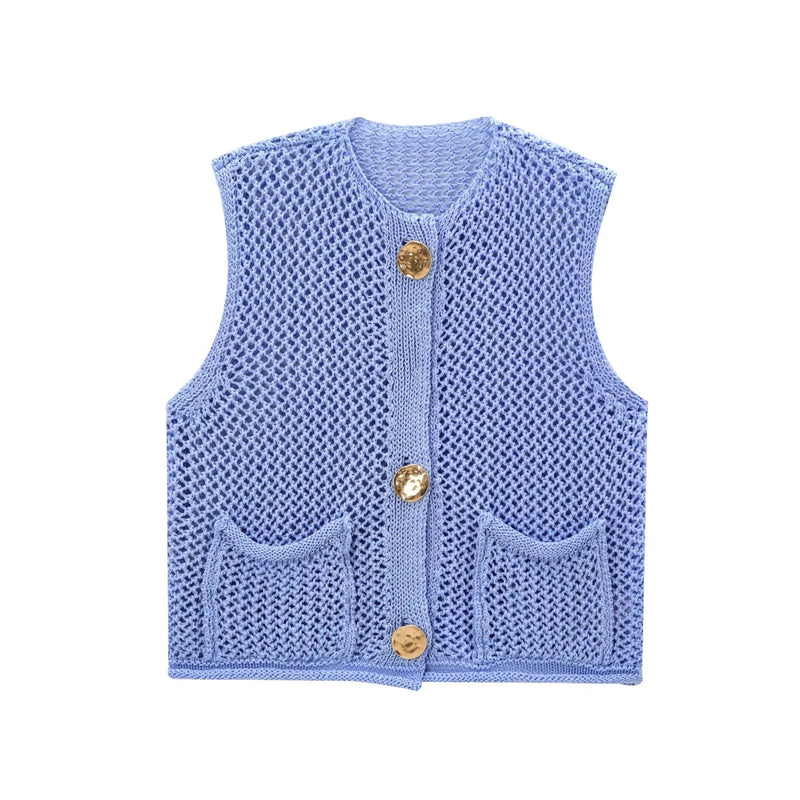 Blusa Colete Tricô Female