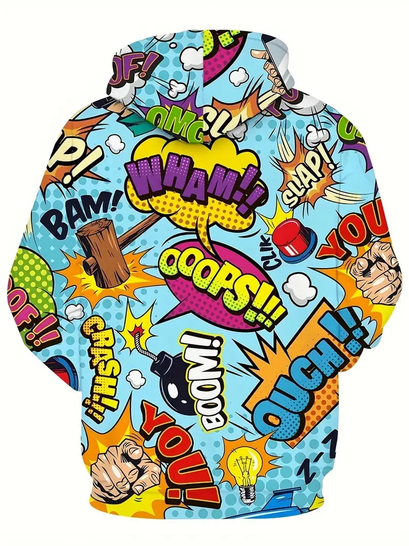 Moletom Color Oversized com Capuz e Bolso