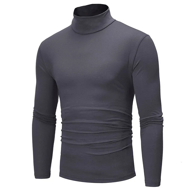 Camisa Manga Longa Gola Alta Inverno
