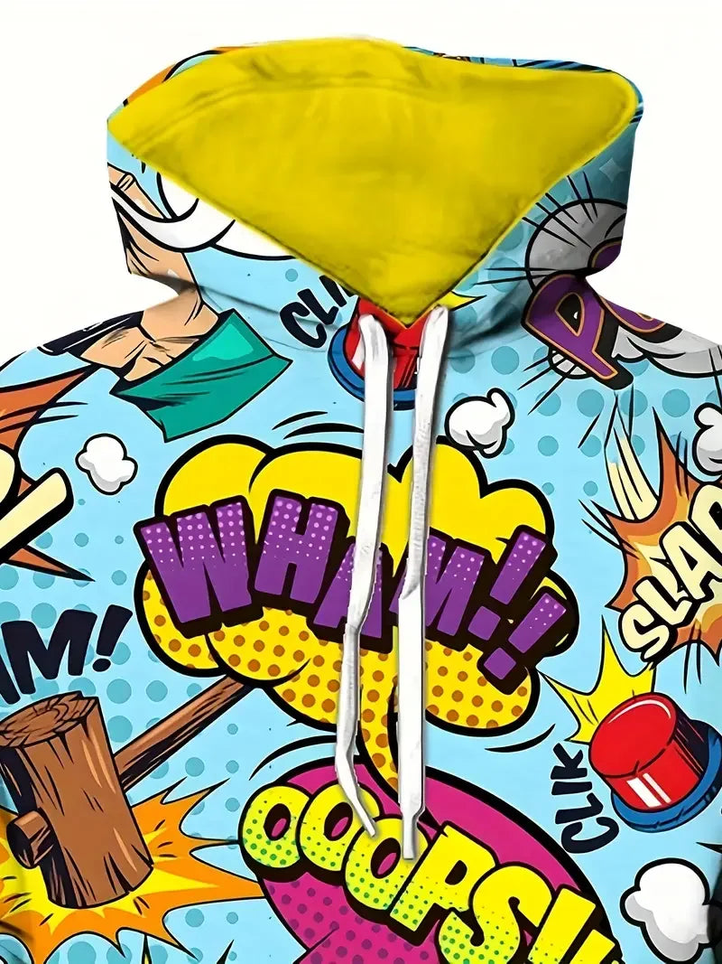Moletom Color Oversized com Capuz e Bolso