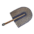 Ventilador de palha tecido portátil, ventilador de grama feito à mão, ventilador de refrigeração nórdico, decoração de parede para casa, quarto