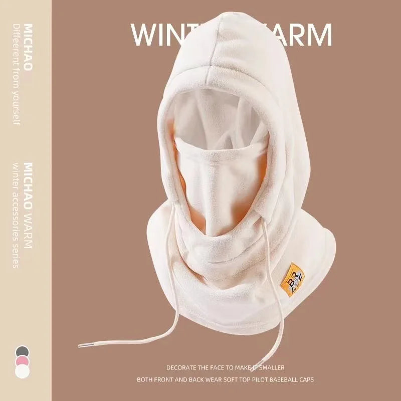 Protetor quente de inverno com máscara e aquecedor de pescoço 3 em 1 balaclava à prova de vento para homens e mulheres ciclismo proteção contra clima frio