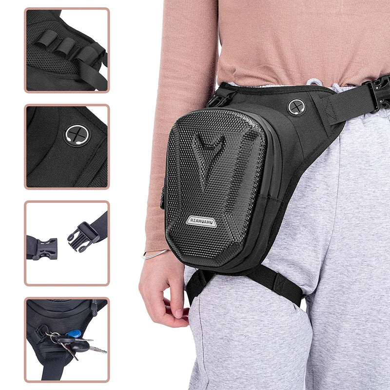 Bolsa de Cintura para Motocicleta, Maratonas e Atividades ao Ar Livre `a Prova D’água