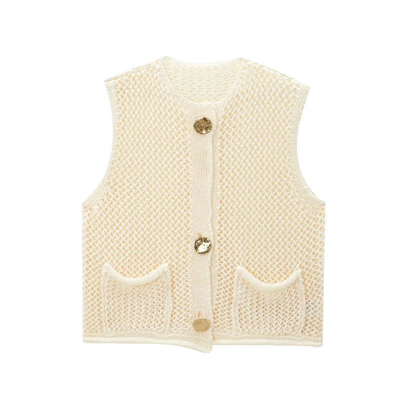 Blusa Colete Tricô Female