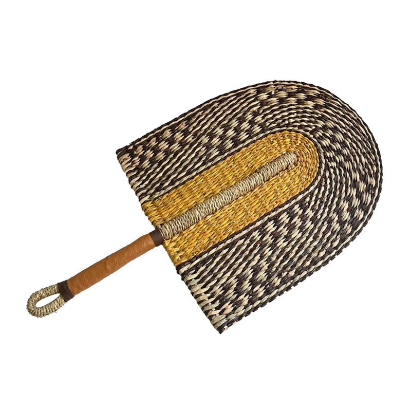Ventilador de palha tecido portátil, ventilador de grama feito à mão, ventilador de refrigeração nórdico, decoração de parede para casa, quarto