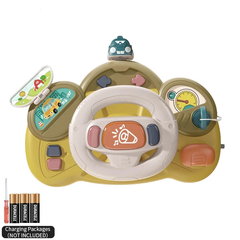 Simulação volante brinquedos crianças brinquedo educação copilotos