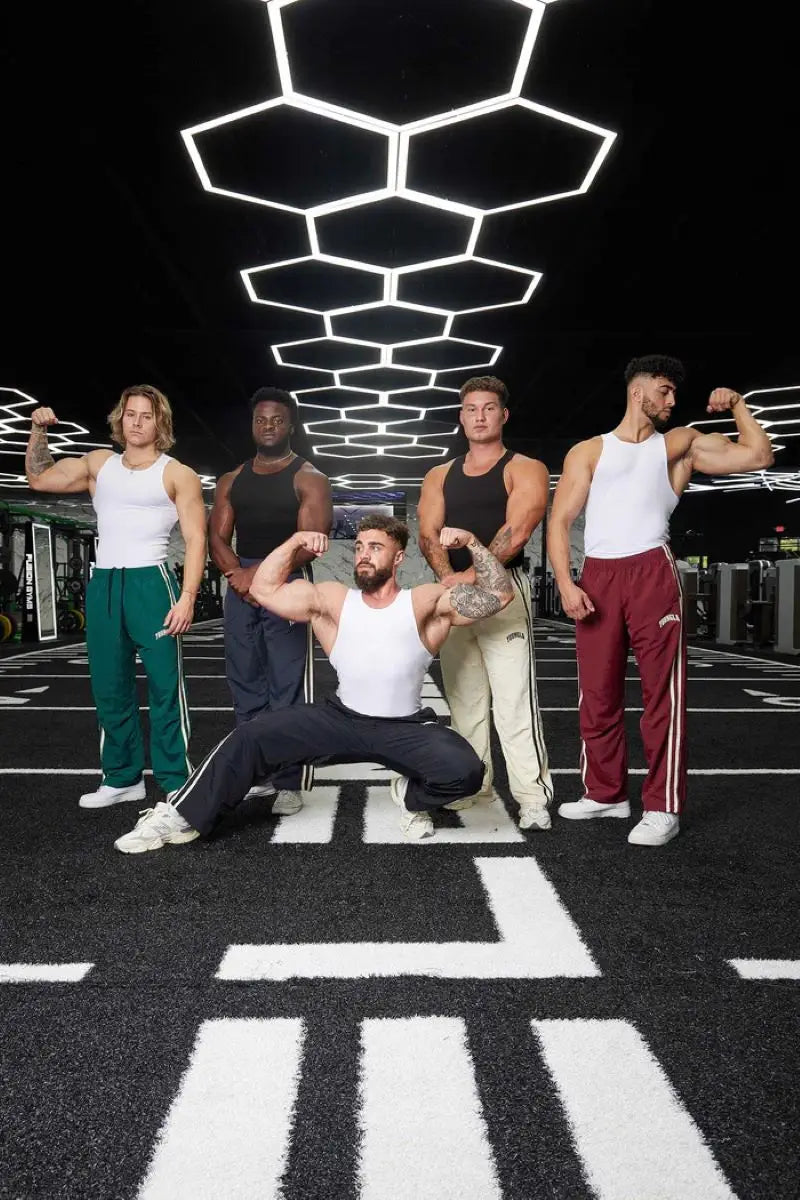 Calça Moleton com Tira Dupla Academia, Casual e Fitness